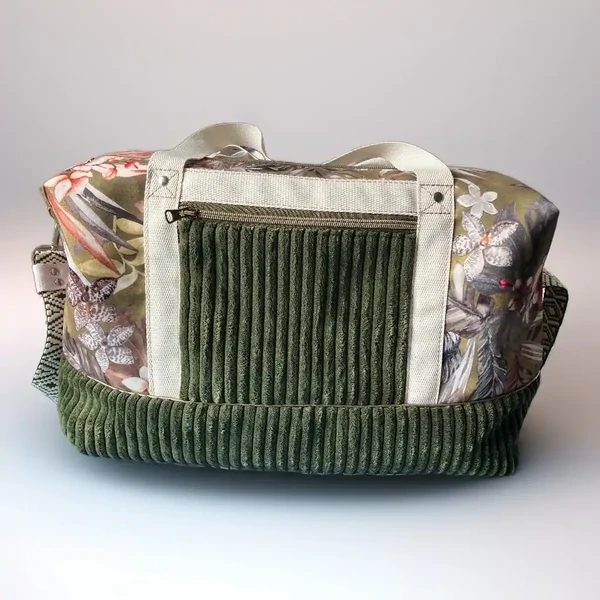 Sac de voyage en velour