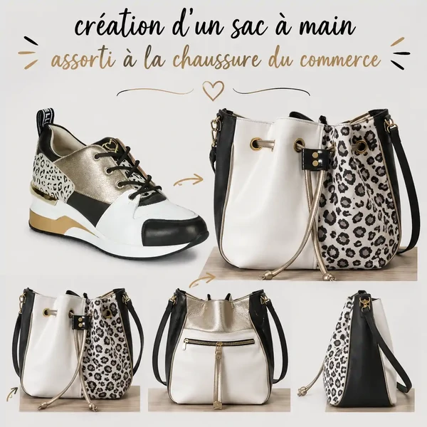 Création du sac pour s'accorder aux chaussures