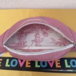 sac banane liège rose intérieur