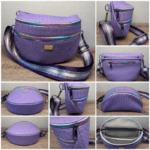 Craquez pour ce sac banane au tendres couleurs pastels au choix, avec triple zip multicolore. Élégant, compact et pratique avec sangle ajustable. Idéal au quotidien, à la ville ou en soirée. Couleur mauve.
