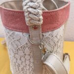 sac CARLA rond en liège rose