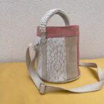 sac CARLA rond en liège rose