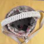 sac CARLA rond en liège rose